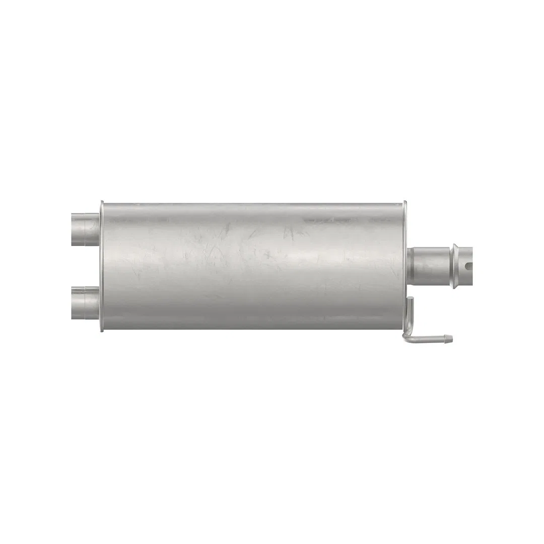 21242 – WALKER EXHST Exhaust Muffler, OE Replacement 9 Inch Width x 7 Inch Height Oval Aluminized Steel Case Dual 2-1...